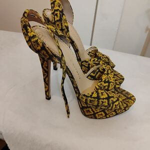 Charlotte Olympia Limited Edition heels -size 38 Sold Out